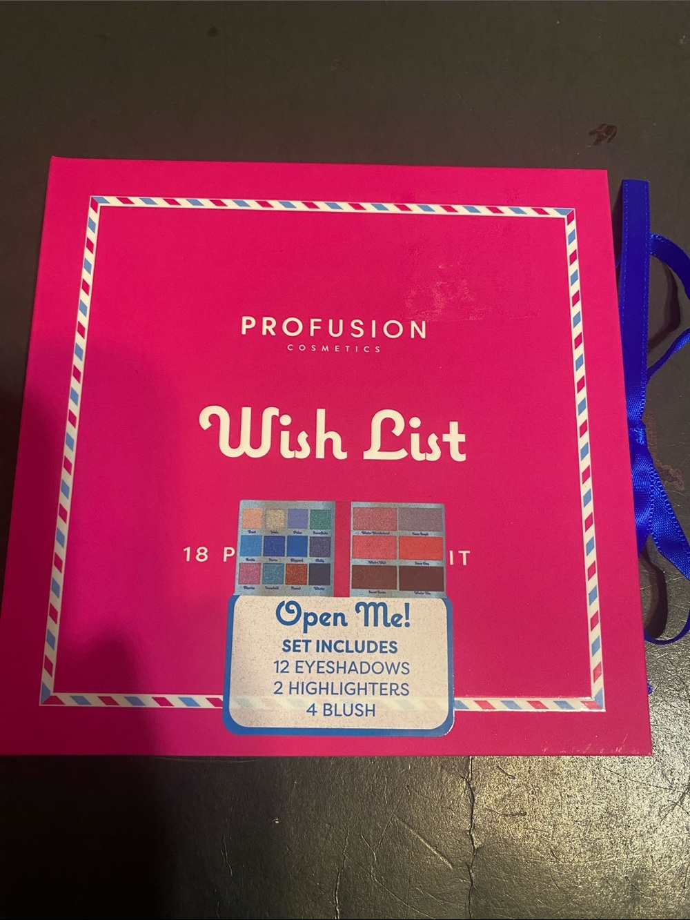 Profusion Cosmetics Wish List Eyeshadow Palette - Bright Pink Cover